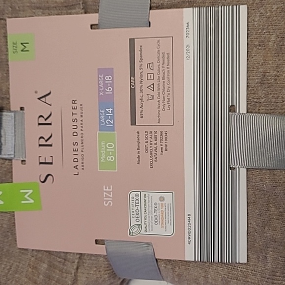 Serra Cardigan Duster WMS Medium Tan NEW Mid Thigh Length Neutral - Picture 6 of 8